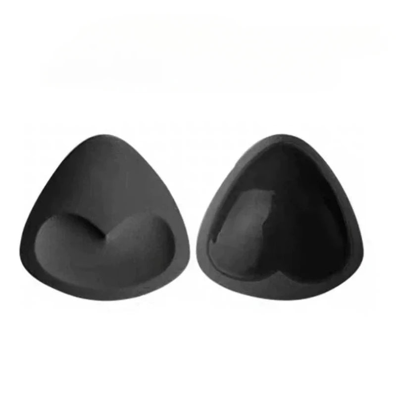 2Pcs Silicone Bra Inserts Breast Pads Sticky Push-Up Women Bra Cup Thicker Nipple Cover Patch Bikini Inserts for Swimsuit Gifts