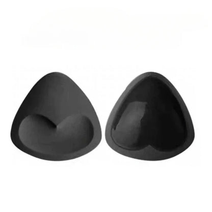 2Pcs Silicone Bra Inserts Breast Pads Sticky Push-Up Women Bra Cup Thicker Nipple Cover Patch Bikini Inserts for Swimsuit Gifts